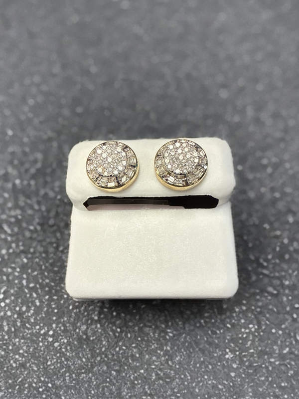 10k Gold Diamond Earrings