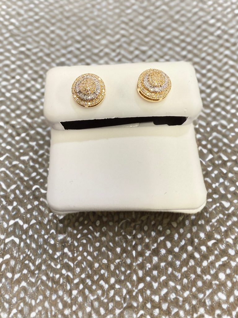 10k Gold Diamond Earrings