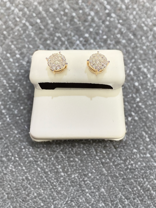 10k Gold Diamond Earrings