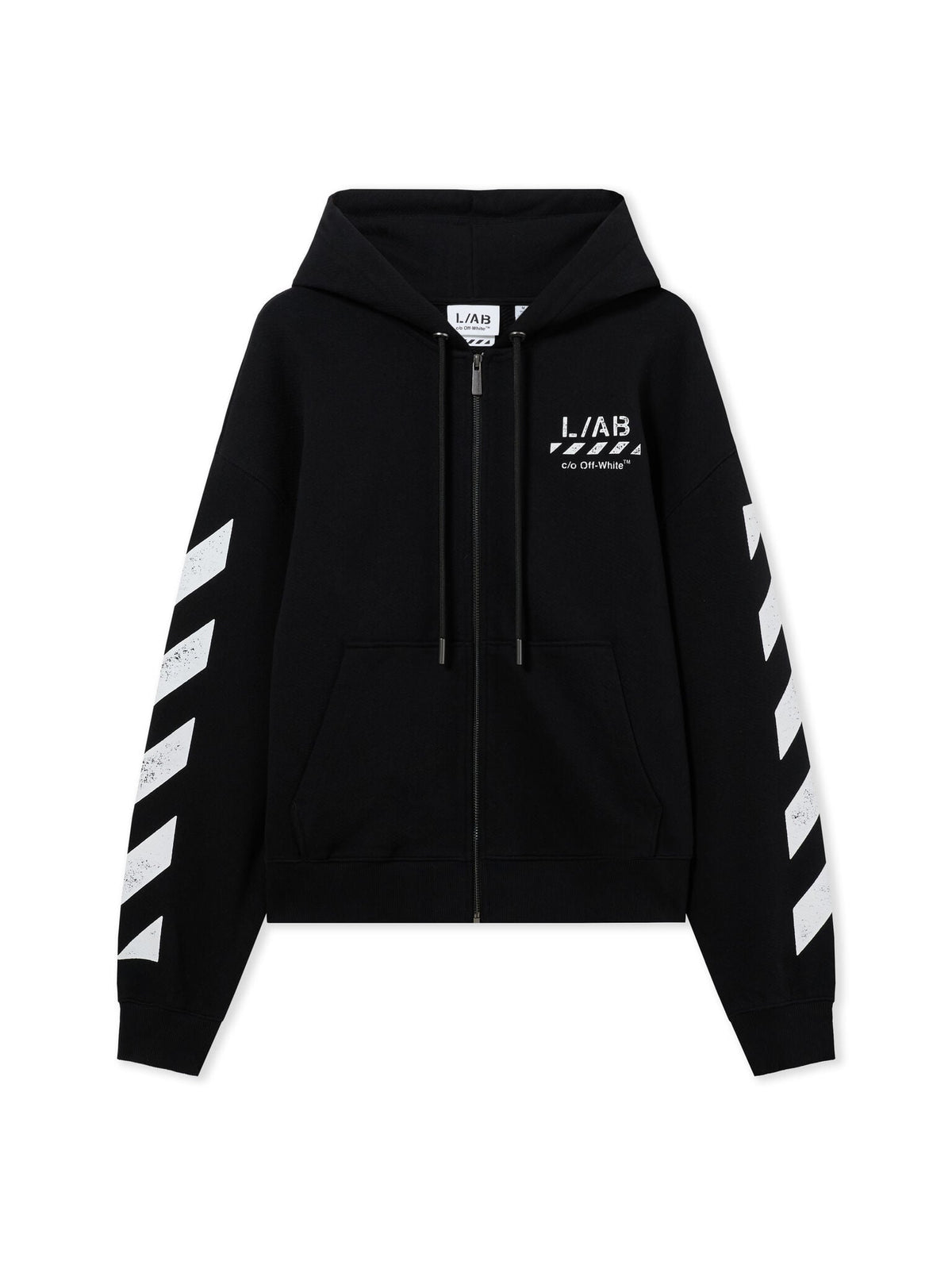 L/AB Core Diagonal Zip Hoodie