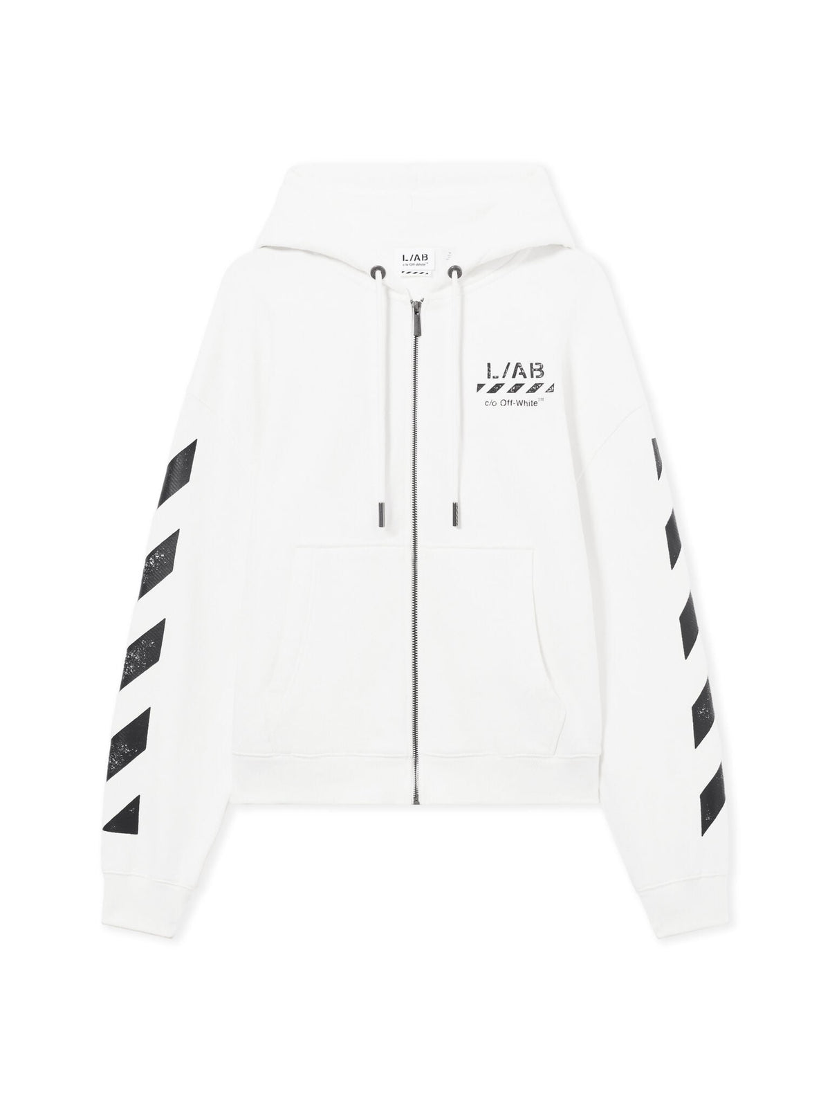 L/AB Core Diagonal Zip Hoodie