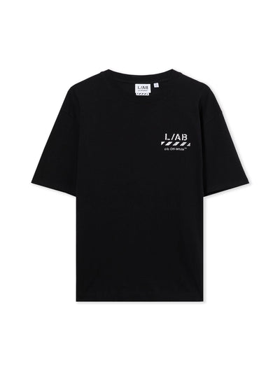 L/AB Diagonal Oversized T-Shirt