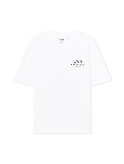 L/AB Diagonal Oversized T-Shirt