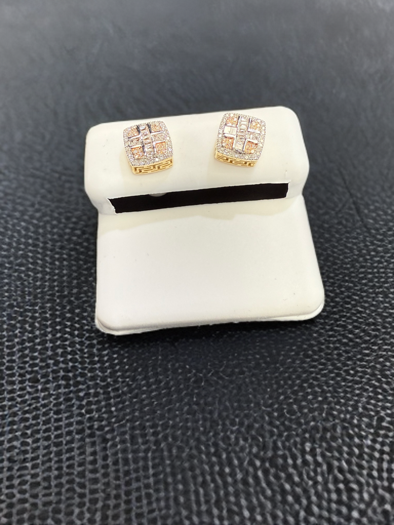 10k Gold Diamond Earrings