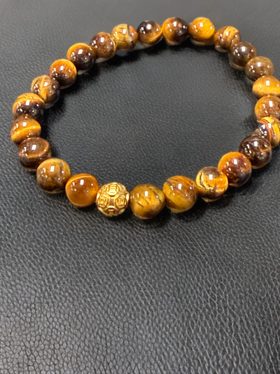 24k Gold Fortune Bead Bracelet