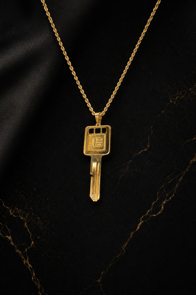 10K Gold GMC Key Pendant