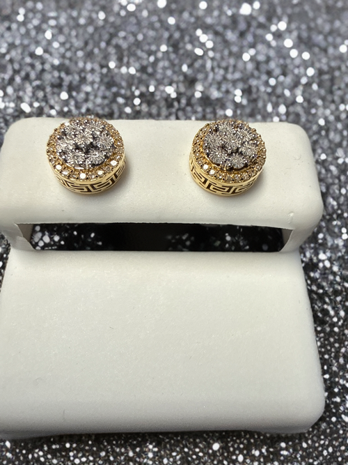 10k Gold Diamond Earrings
