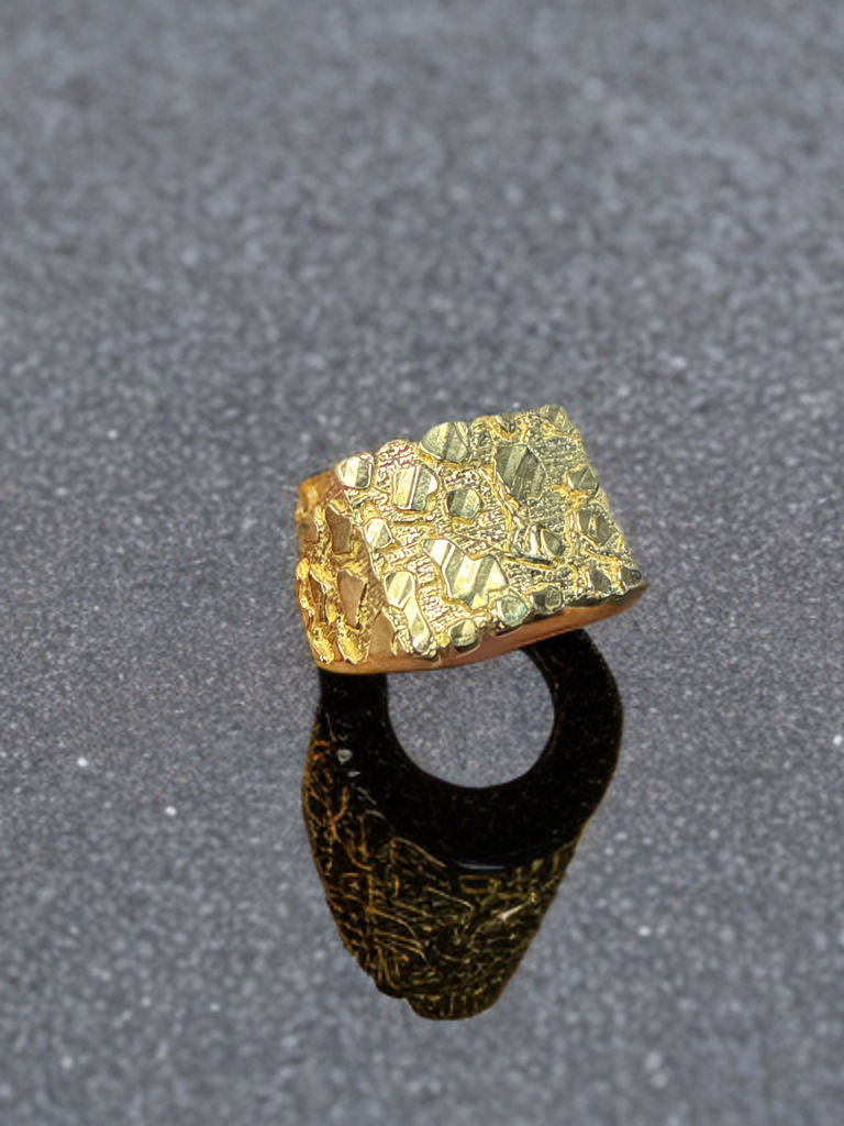 10k Gold Nugget Ring