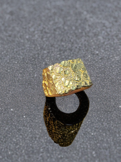 10k Gold Nugget Ring