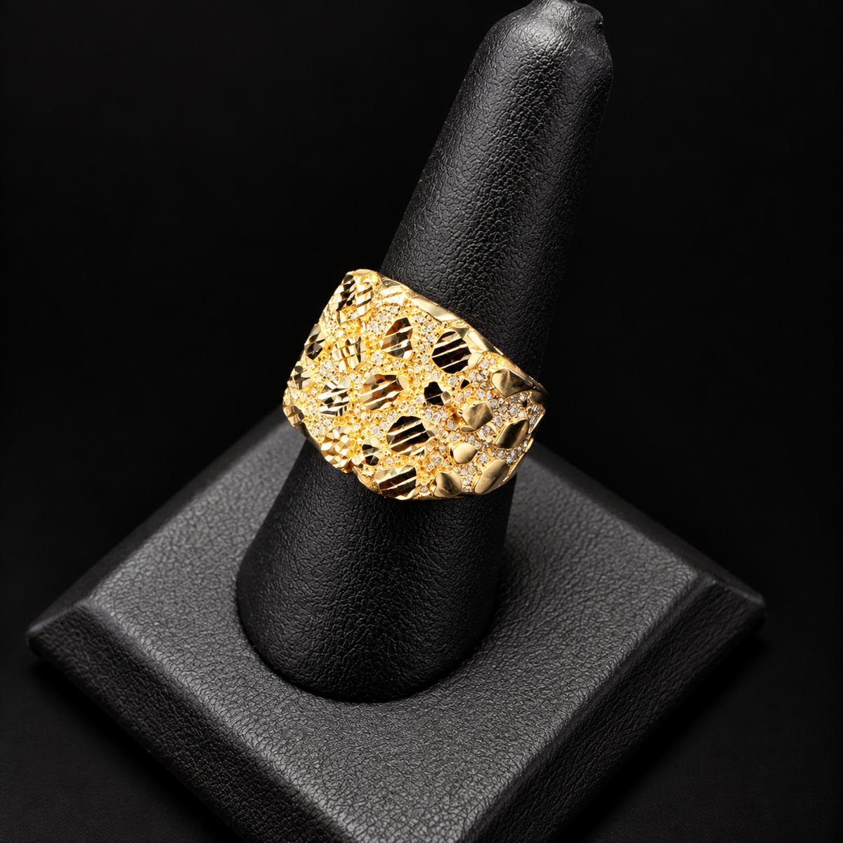 10k Gold Nugget Ring