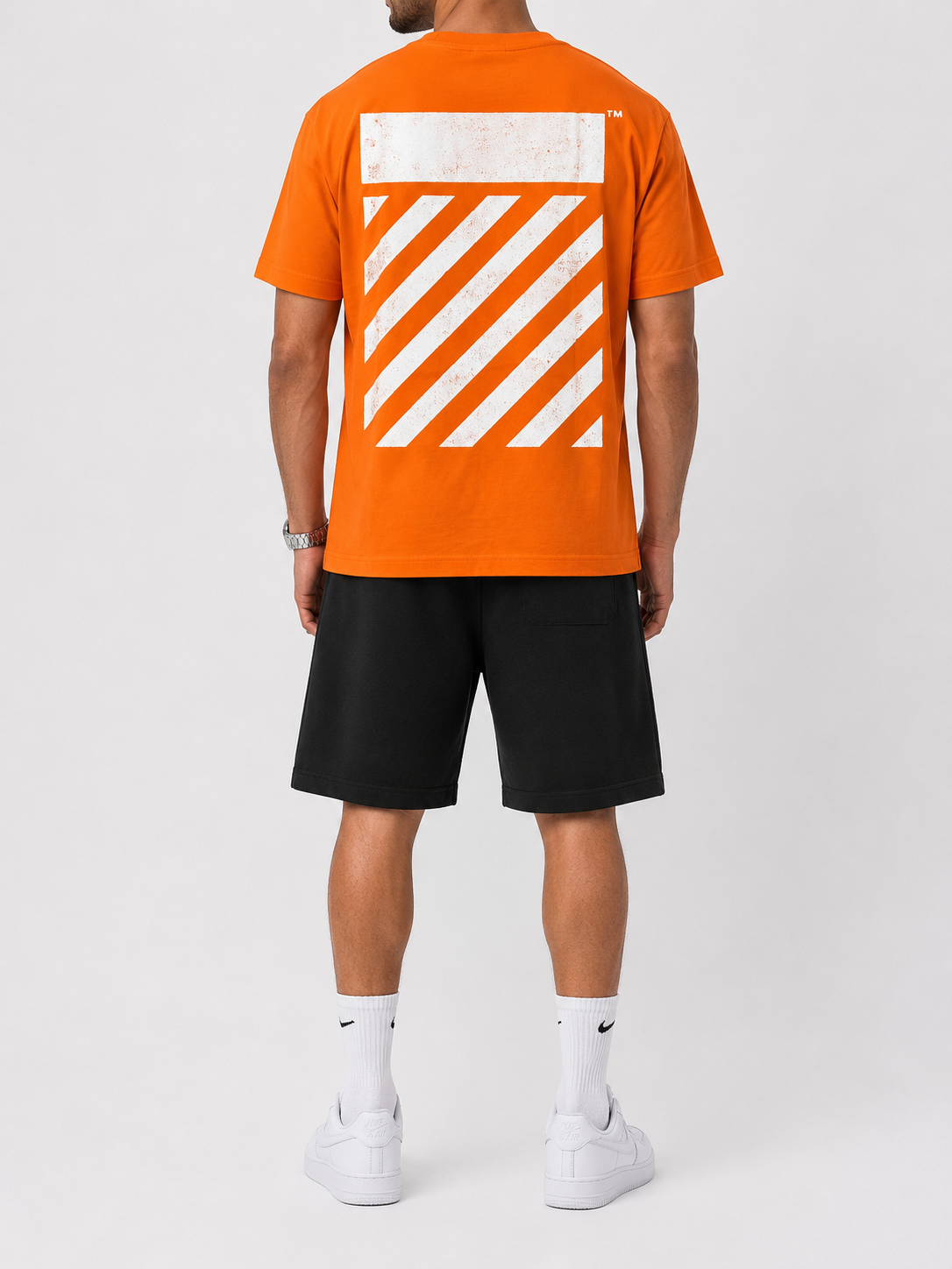 L/AB Diagonal Oversized T-Shirt