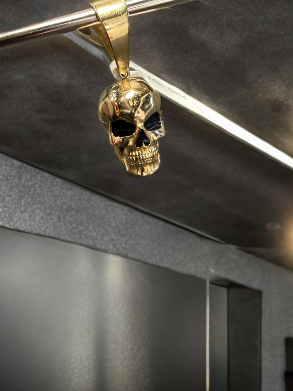 10k Gold Skull Pendant