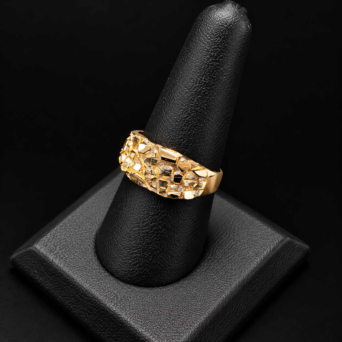 10k Gold Nugget Ring