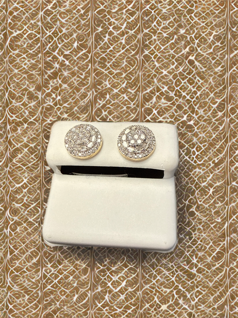 10k Gold Diamond Earrings