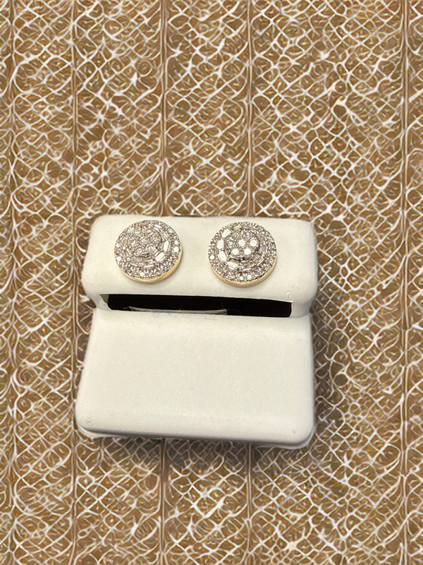 10k Gold Diamond Earrings