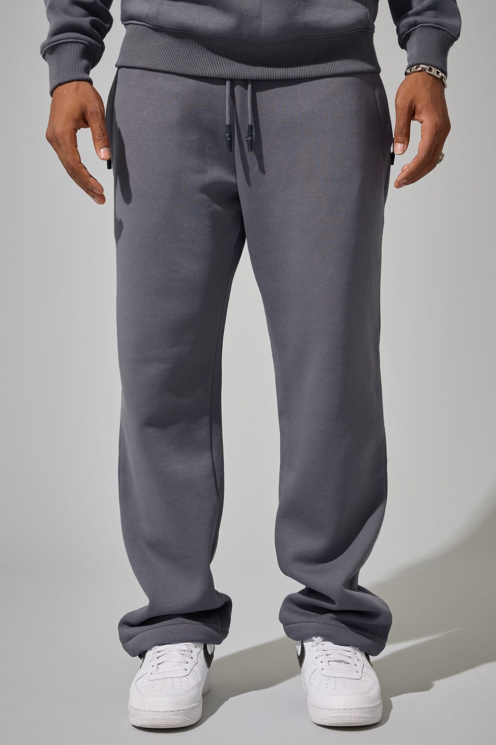 UPTOWN LOOSE FIT SWEATPANTS(CHARCOAL)