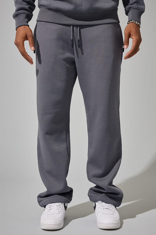 UPTOWN LOOSE FIT SWEATPANTS(CHARCOAL)