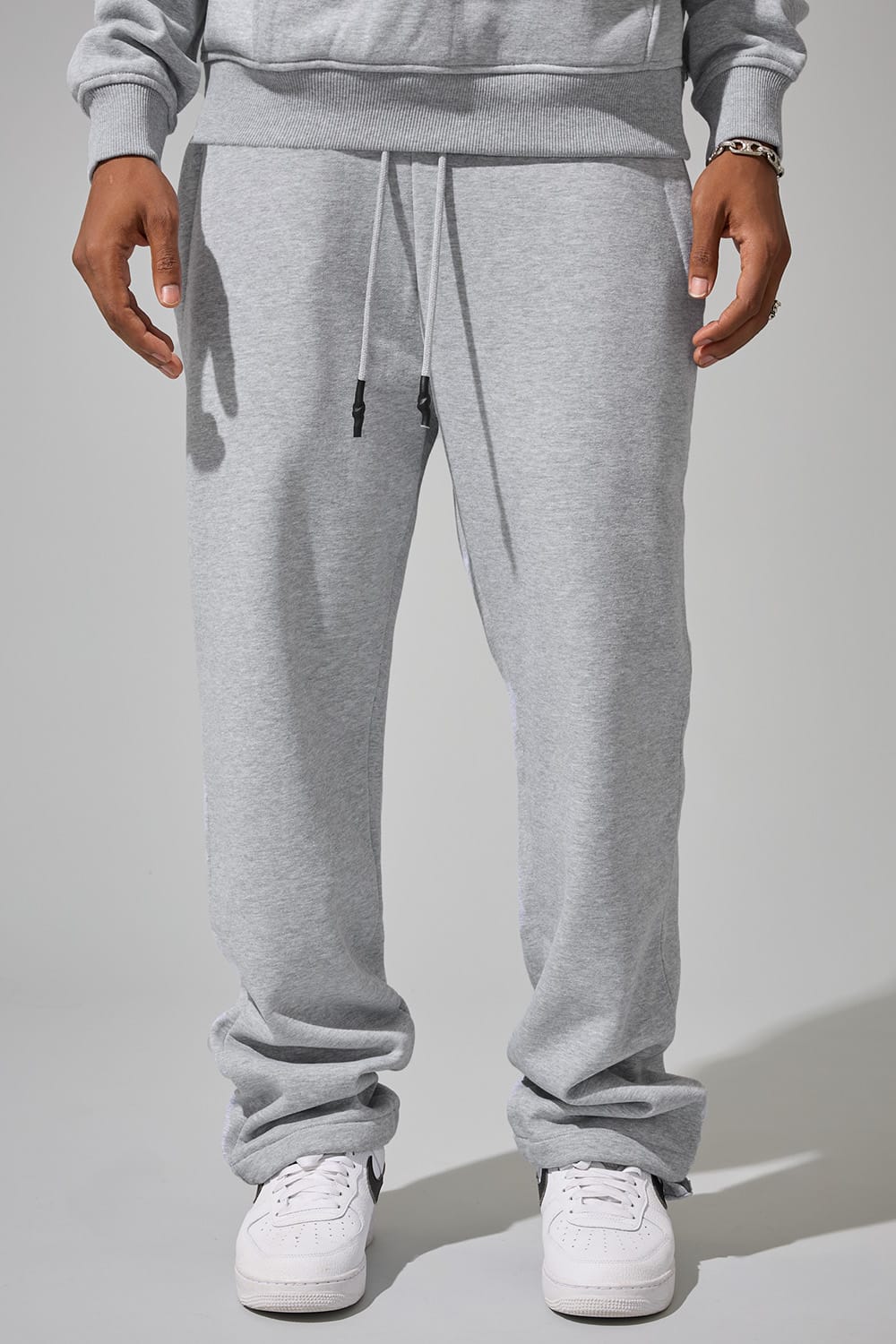 UPTOWN LOOSE FIT SWEATPANTS(H/GREY)