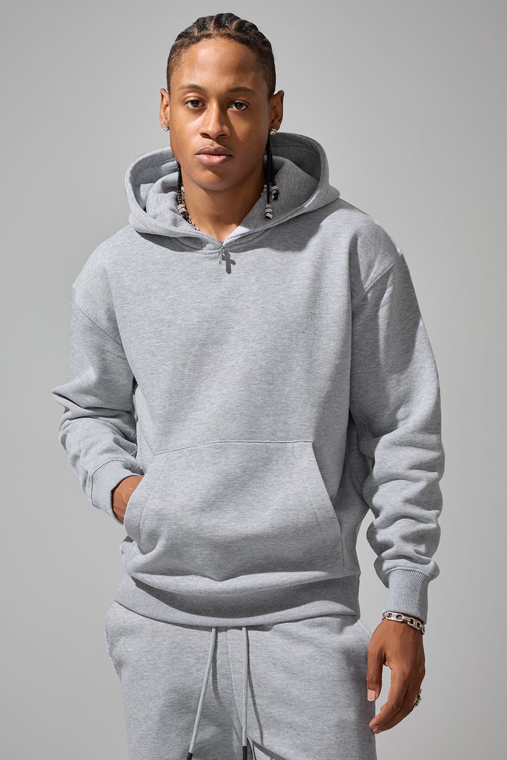 UPTOWN PULLOVER HOODIE(H/Grey)