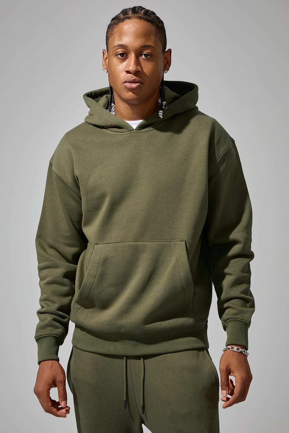 UPTOWN PULLOVER HOODIE(OLIVE)