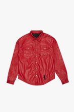 Load image into Gallery viewer, &quot;SOLACE&quot; RED LEATHER JACKET
