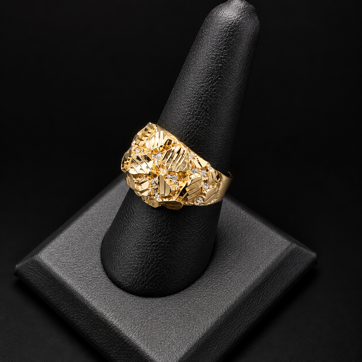 10k Gold Nugget Ring