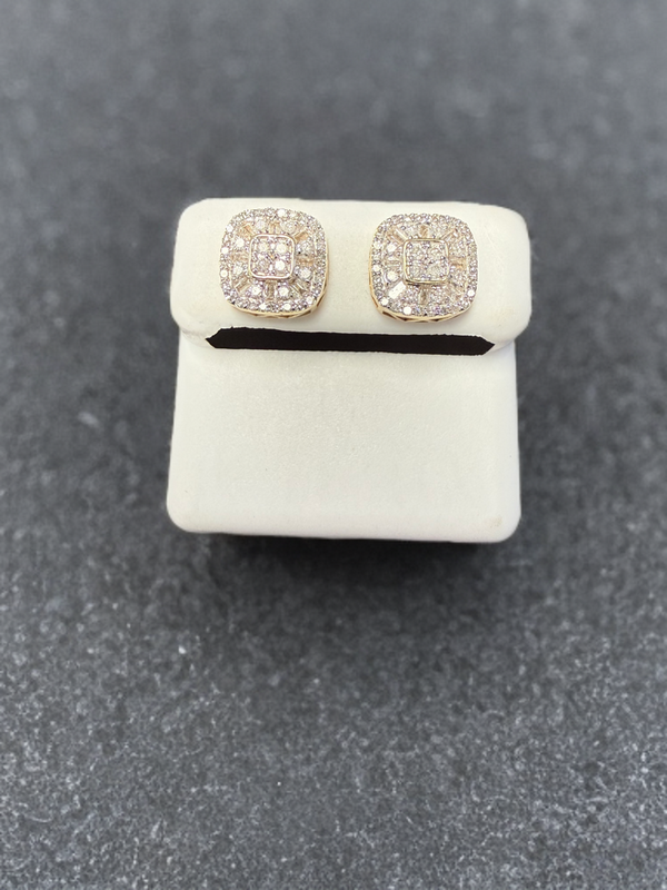 10k Gold Diamond Earrings