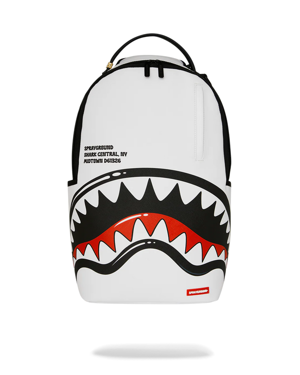 SHARK CENTRAL BUBBLE SHARK (WHT) BACKPACK