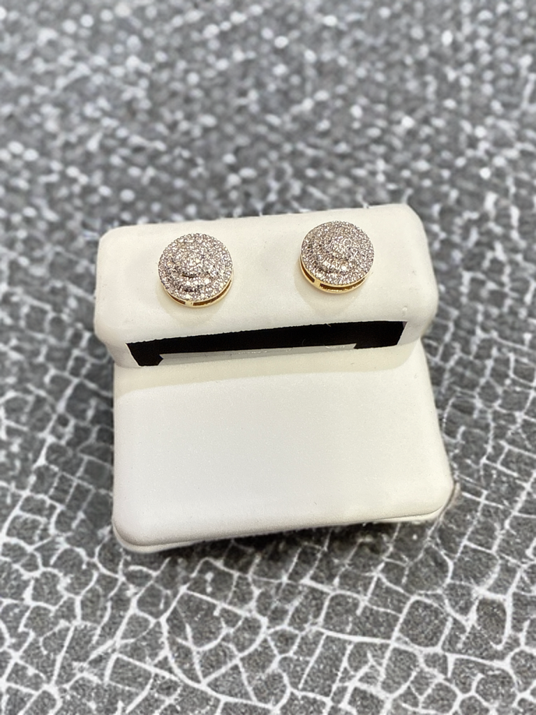 10k Gold Diamond Earrings
