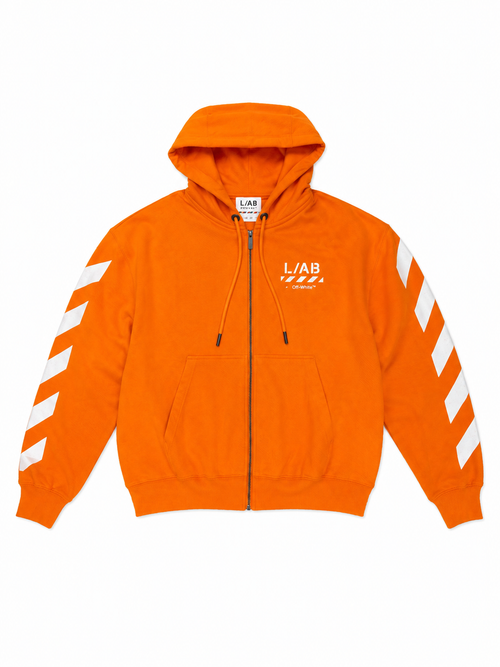 L/AB Core Diagonal Zip Hoodie