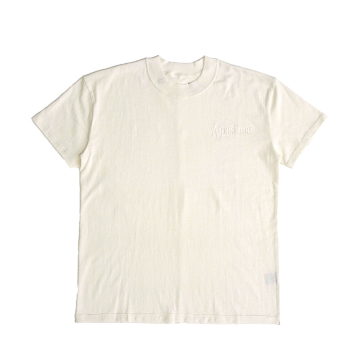 Classic heavyweight cotton knit tee cream