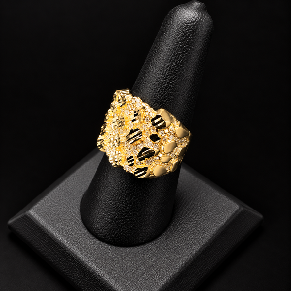 10k Gold Nugget Ring