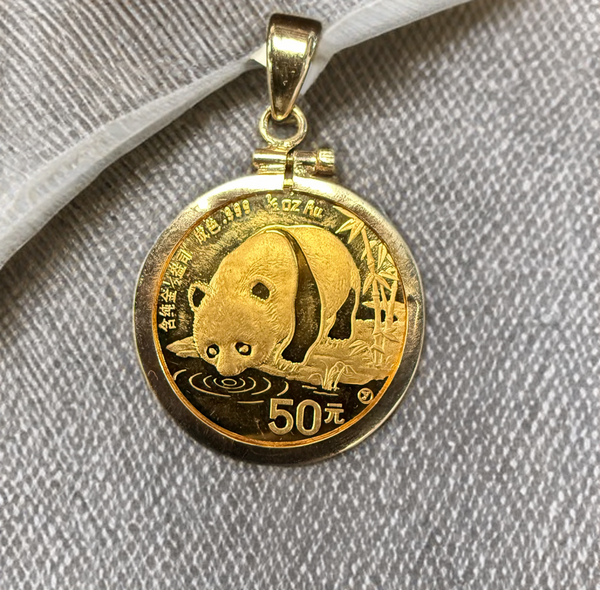 Half Ounce Panda W/ Bezel