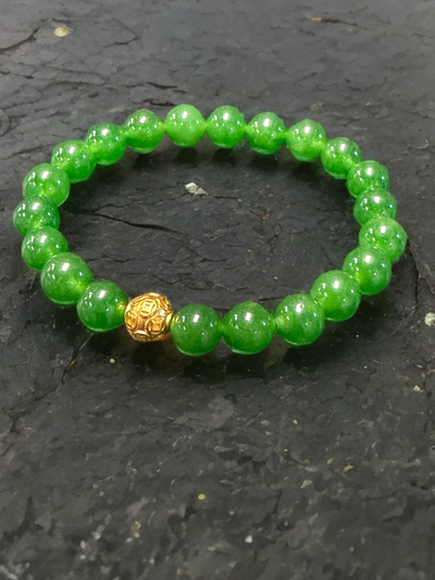 24k Gold Fortune Bead Bracelet