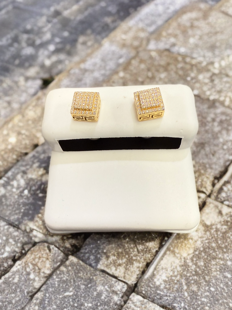 10k Gold Diamond Earrings
