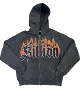 Load image into Gallery viewer, Billionwaze On Fire Zip Up
