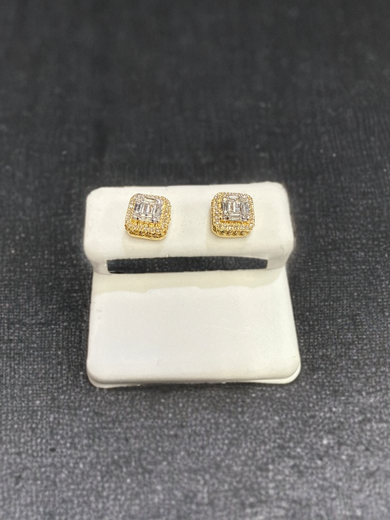 10k Gold Diamond Earrings
