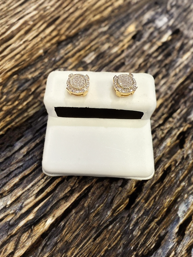 10k Gold Diamond Earrings