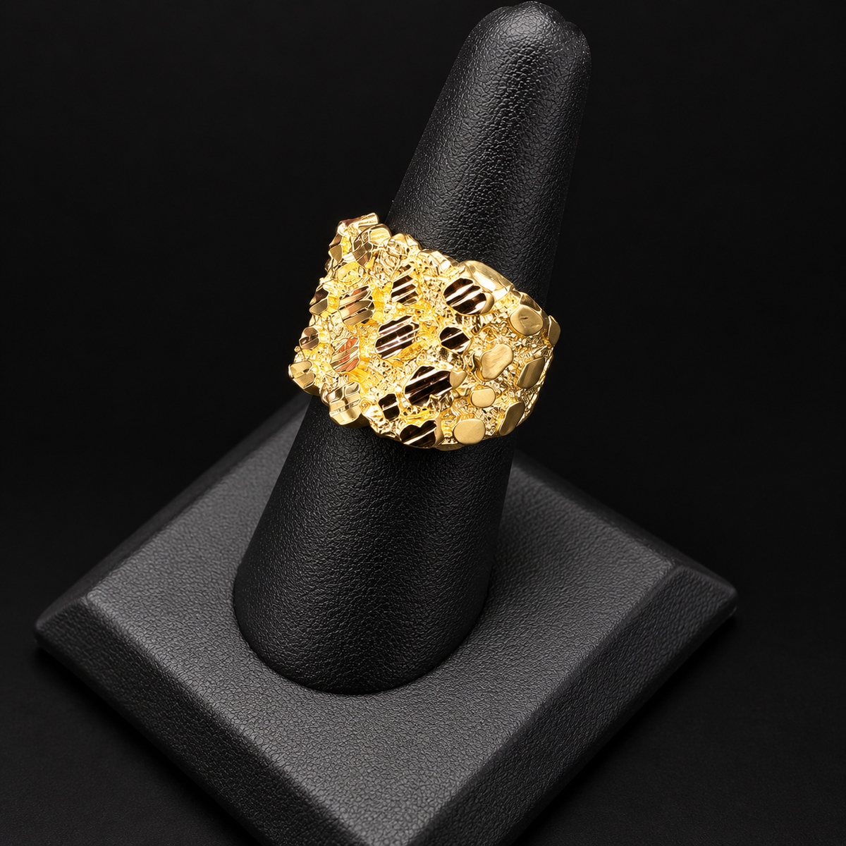 10k Gold Nugget Ring