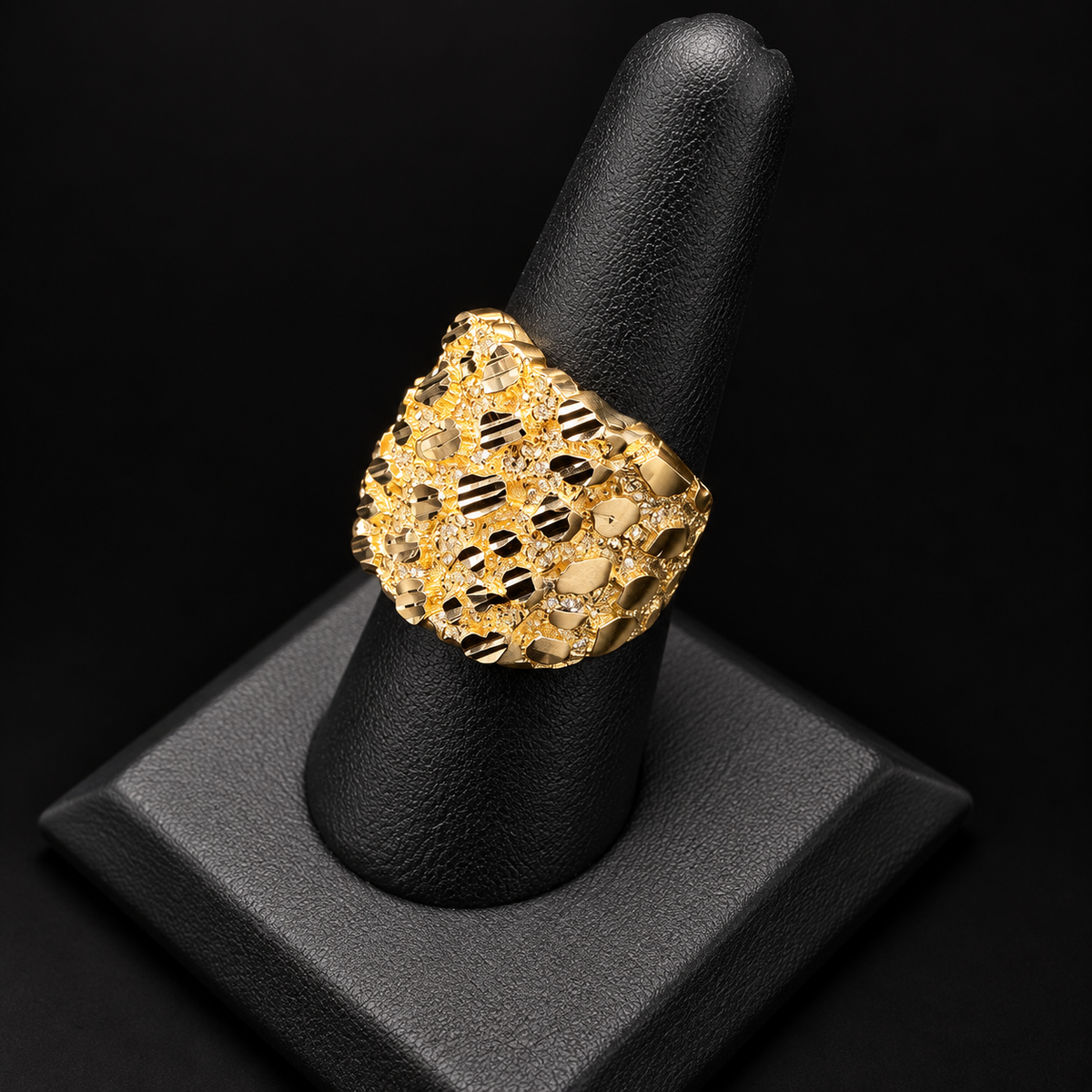 10k Gold Nugget Ring