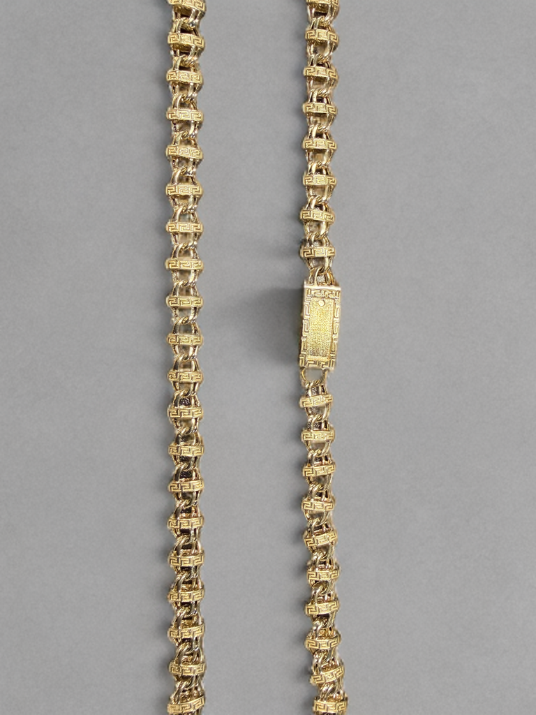 10k Gold Chino Link Necklace