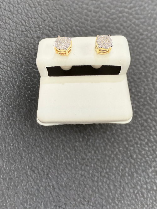 10k Gold Diamond Earrings