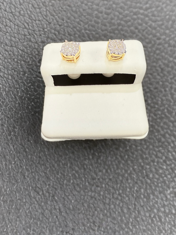 10k Gold Diamond Earrings
