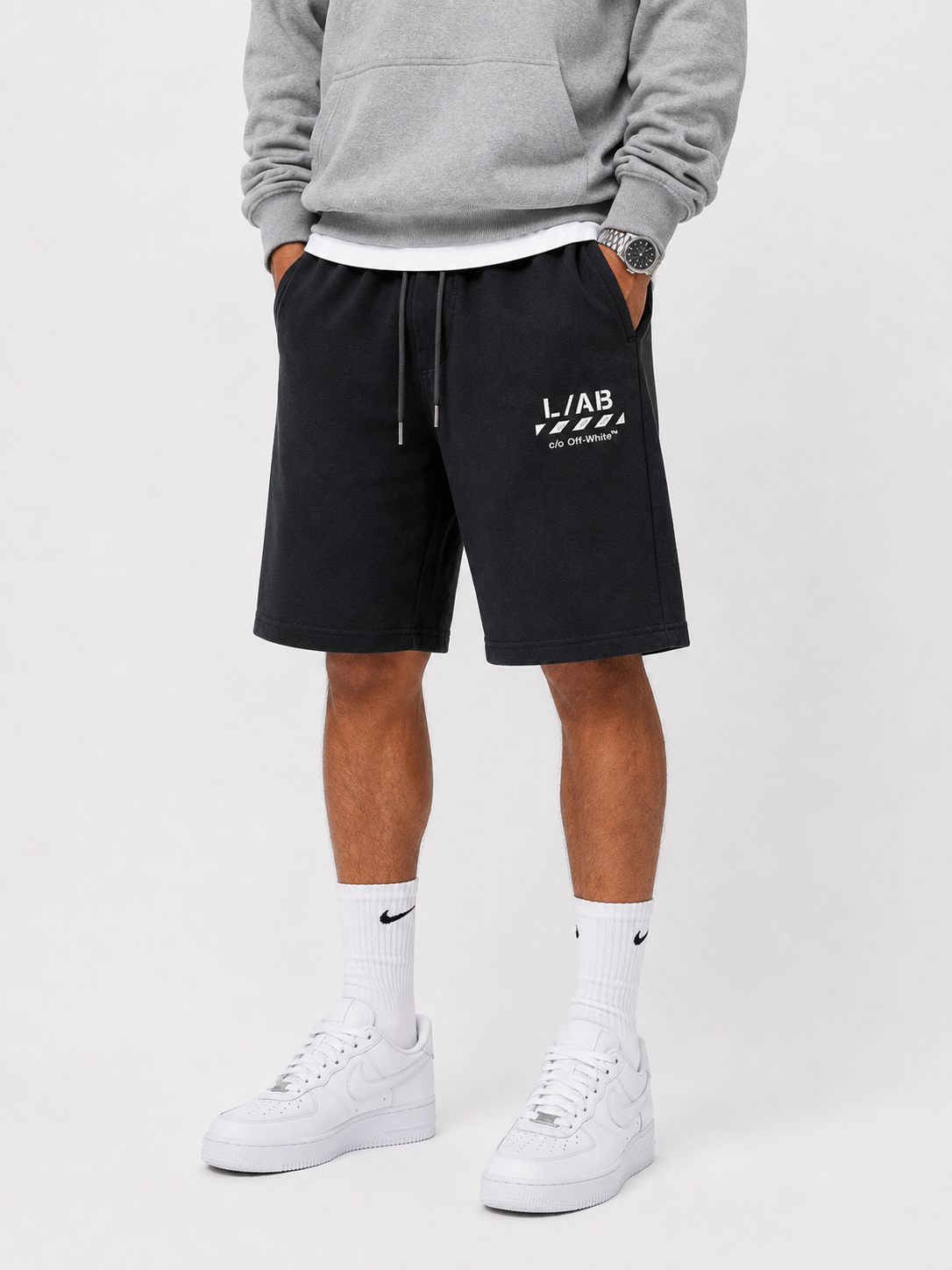 L/AB Core Diagonal Relaxed Shorts