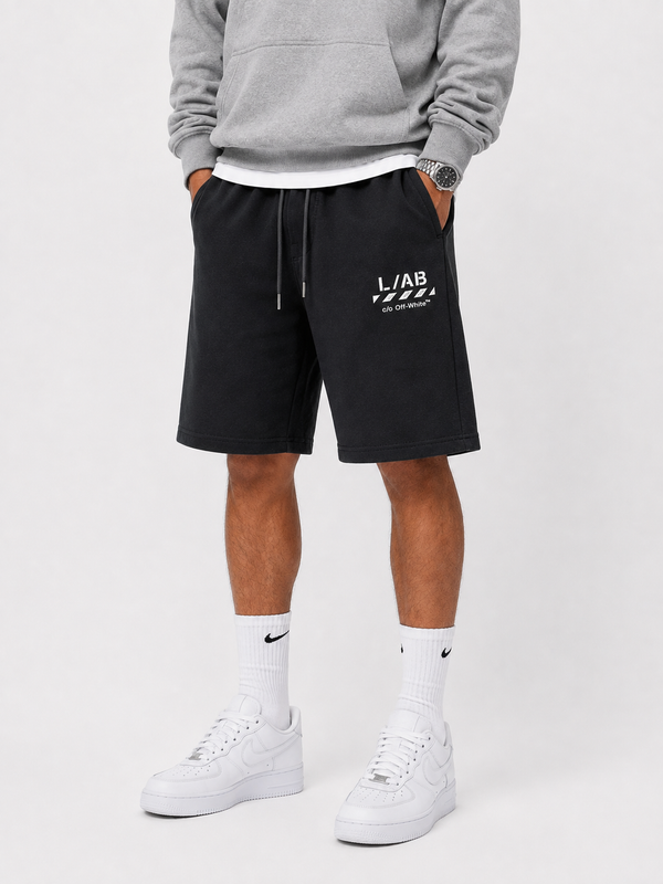 L/AB Core Diagonal Relaxed Shorts