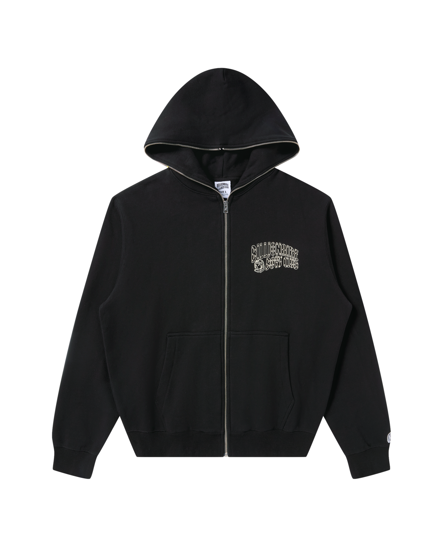 BILLIONAIRE BOYS CLUB SMALL CURVE ZIP HOODIE
