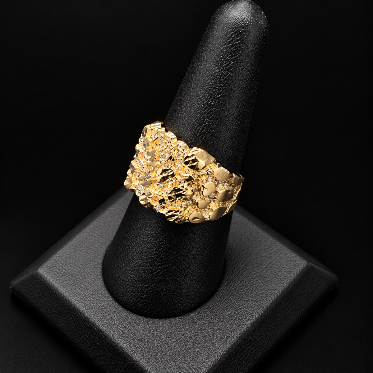 10k Gold Nugget Ring