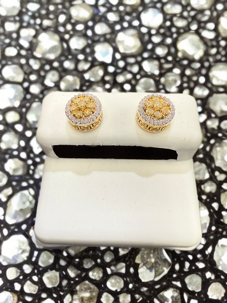 10k Gold Diamond Earrings