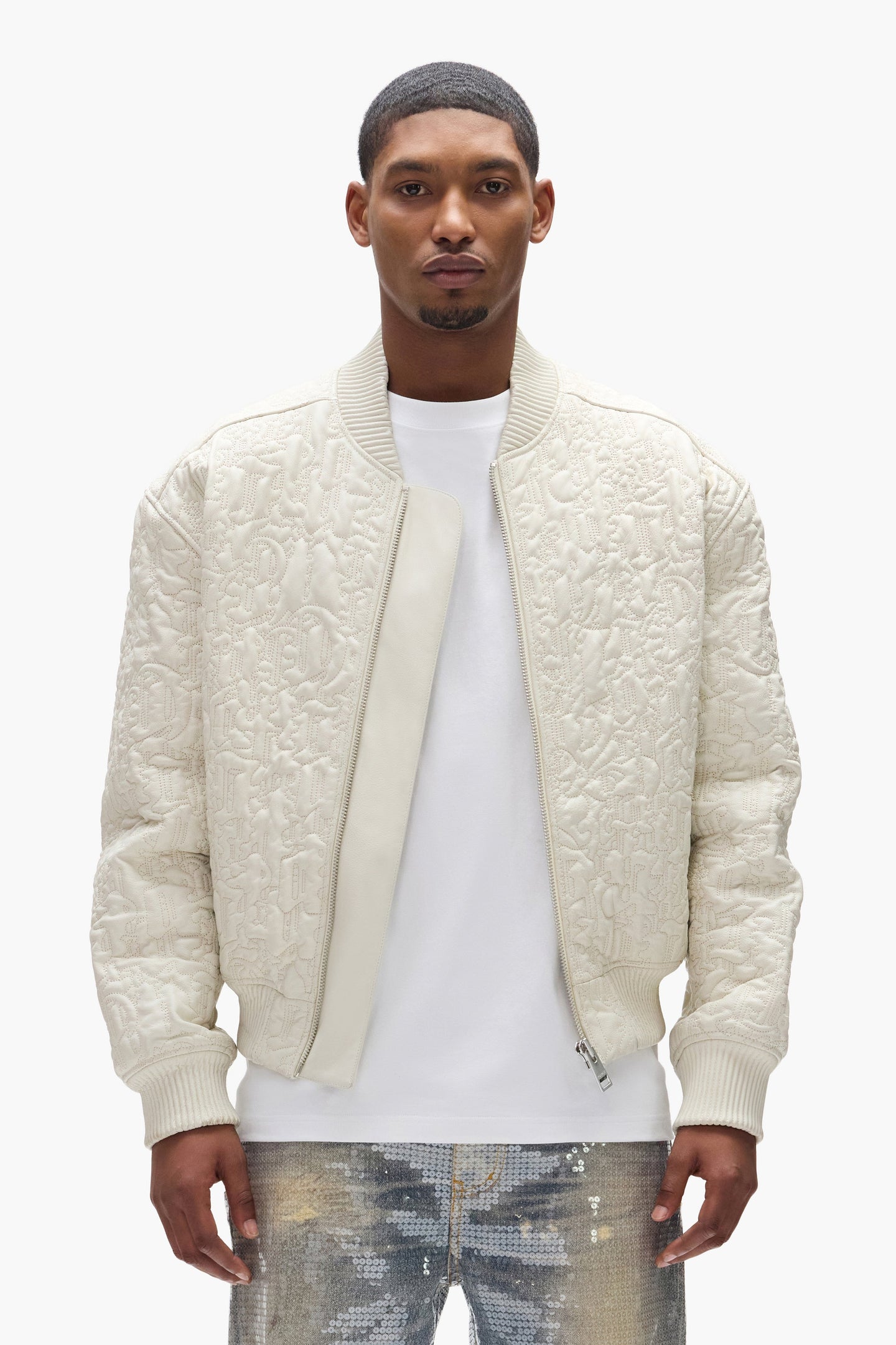 Gothic Outline Bomber Jacket