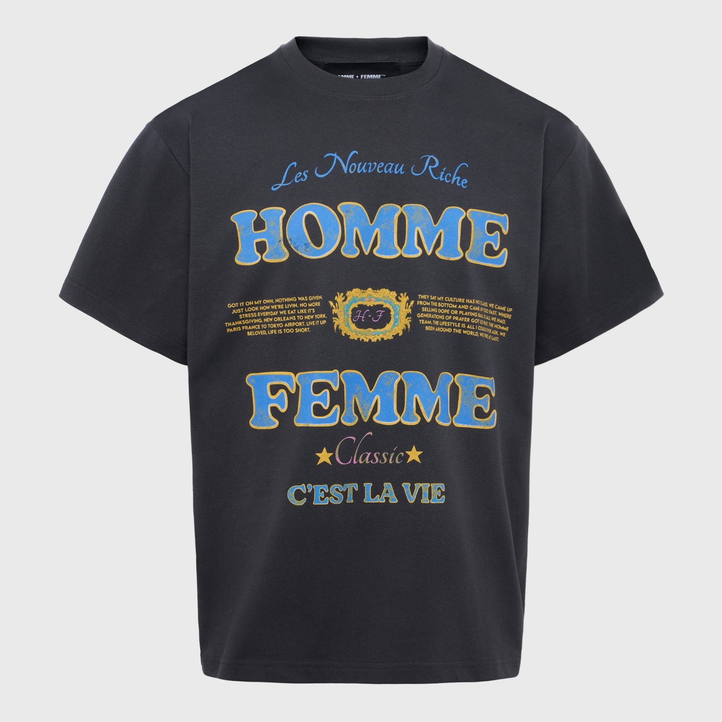 NOUVEAU RICHE TEE BLACK